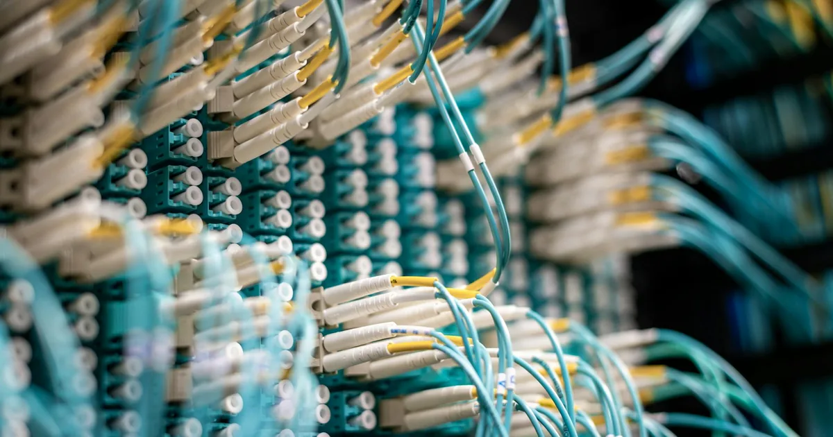 Segmentation and monitoring contain threats before they spread Server and network equipment in a secured rack